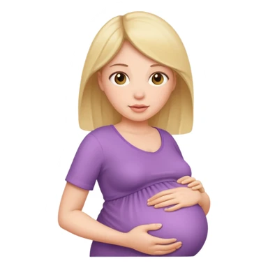 pregnant woman sticker