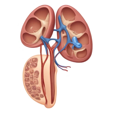 Kidney and urethra  sticker