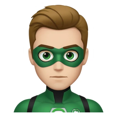 Green Lantern from Justice League sticker