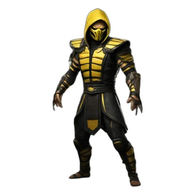 Scorpion mortal kombat sticker