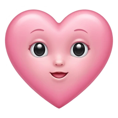 Baby pink heart emoji sticker