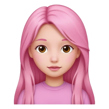 Pink hot cute sticker