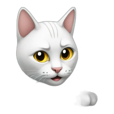 Cat with laptop hacking sticker