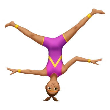 Acrobat – Slim performer mid-flip or balancing on rope sticker