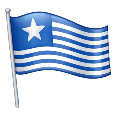 Celui en bas a droite l’étoile decale la a gauche en drapeau  sticker