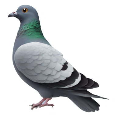 pigeon in the sky sticker
