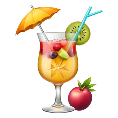 beach coctail drink sticker
