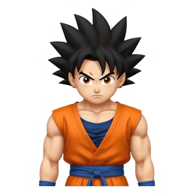 Goku character anime sticker