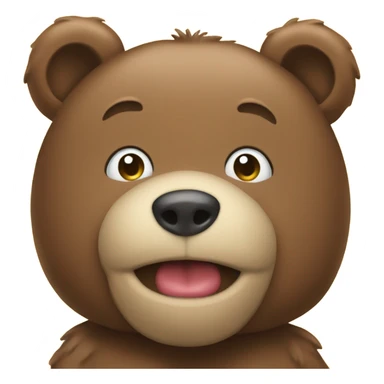 I miss you bear sticker