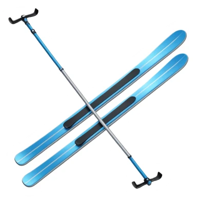 Étoile d'argent ski sticker