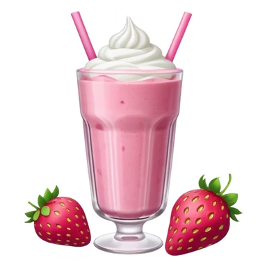 strawberry smoothie show sticker
