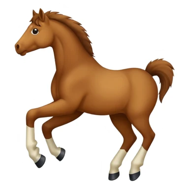 Drunk horse sticker