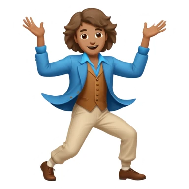 NEWTON DANCING  sticker