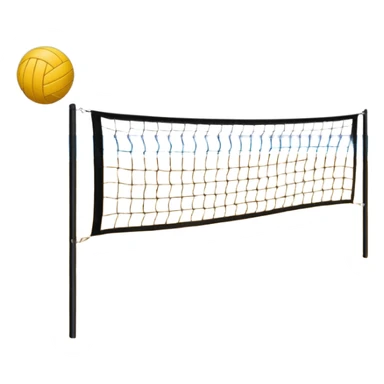 beach Volleyball court sticker