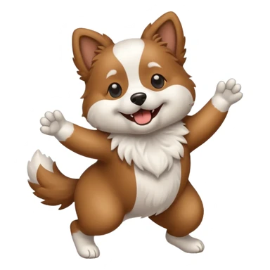 ik wil een hond die danst sticker