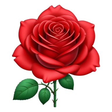 metal rose, without green leaves, just flower sticker