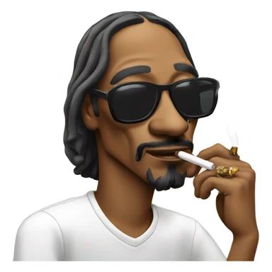 Snoop dogg smoking sticker