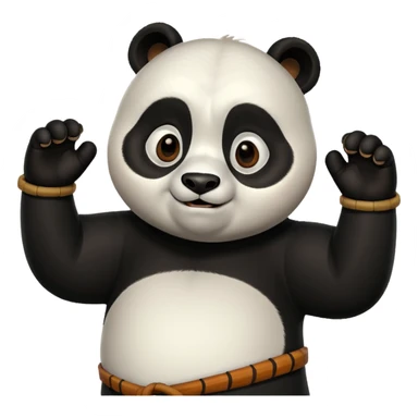 kung fu panda sticker