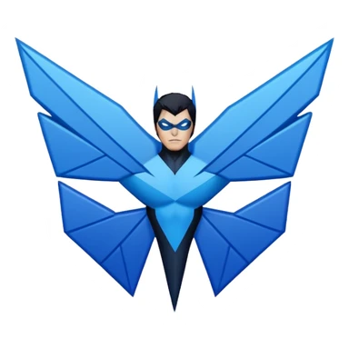nightwing symbol sticker