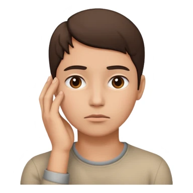 estas seguro preguntado  con mano en la cara sticker