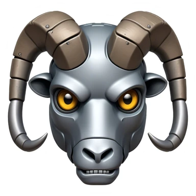 A terminator style Ram head sticker