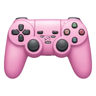 pink PS controller  sticker