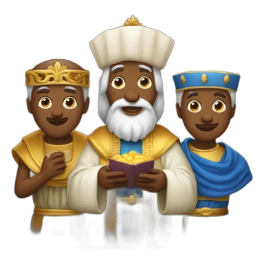Melchior, Caspar, Balthazar three wise men sticker