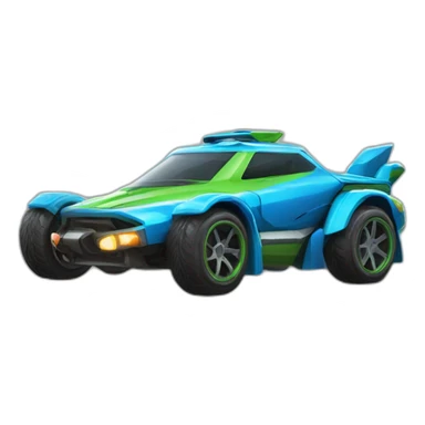 fenec car rocket league game sticker