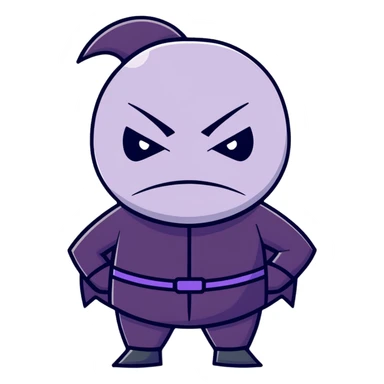 badman villain character sticker