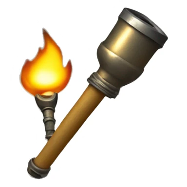 Open Book with a torch in the middle sticker