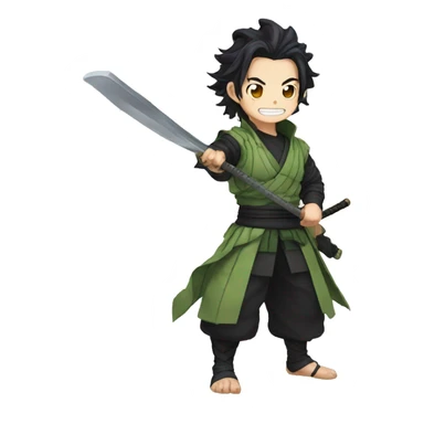 tenjiro de demon slayer sticker
