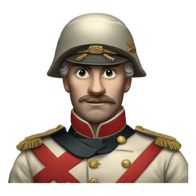 British soldier in full view of the Crimean War sticker