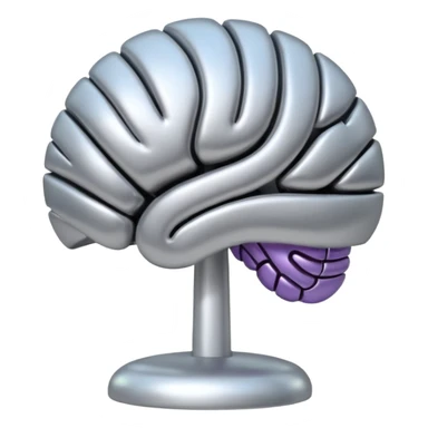 cerebro con interrogación sticker