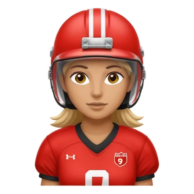 Football Players, Female player sticker
