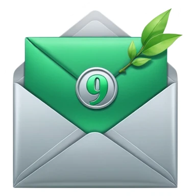 calendar icon with an envelope in front of it, featuring a prominent green checkmark, representing a successfully sent calendar invite sticker