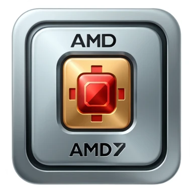 AMD processor sticker