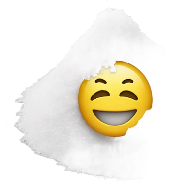 happy face with a pile of salt sticker