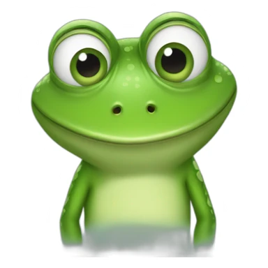 Peppo the frog sticker