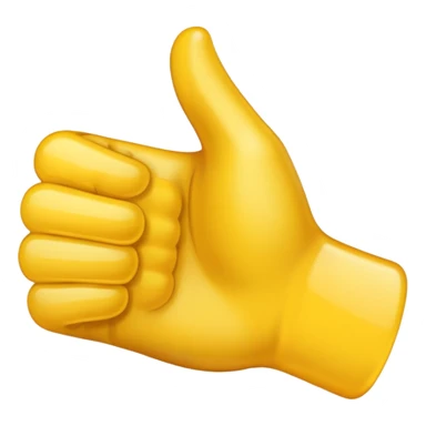 thumbs up emoji, positive and clear sticker