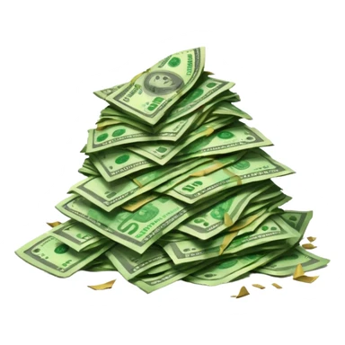 Shreading money sticker