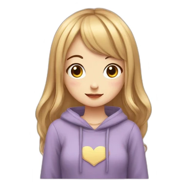 Fille av3c des habits kawaii sticker