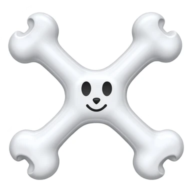 pet toy bone  sticker