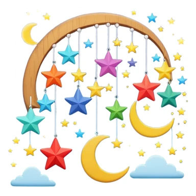 baby Hanging mobile  sticker