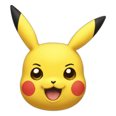 pikachu head emoji sticker