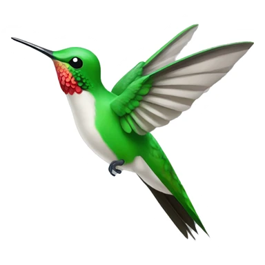 Humming bird sticker