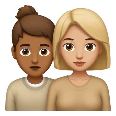 2 people attached at the hip sticker