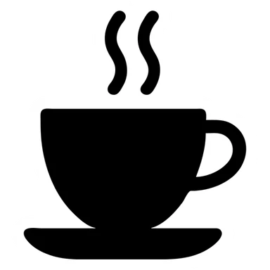 cup of coffee sticker