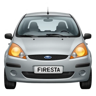 light grey ford fiesta from 2003 sticker