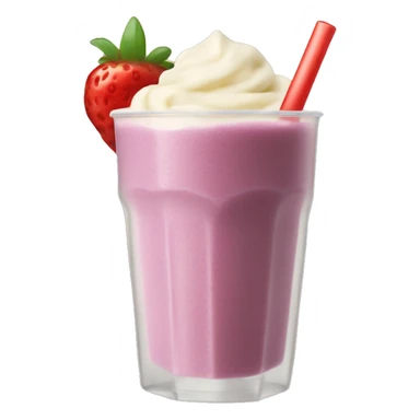 Smoothie with cream sticker