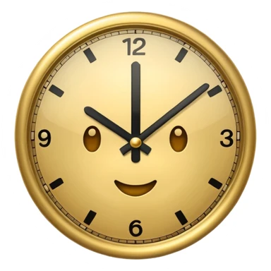 Clock it emoji sticker